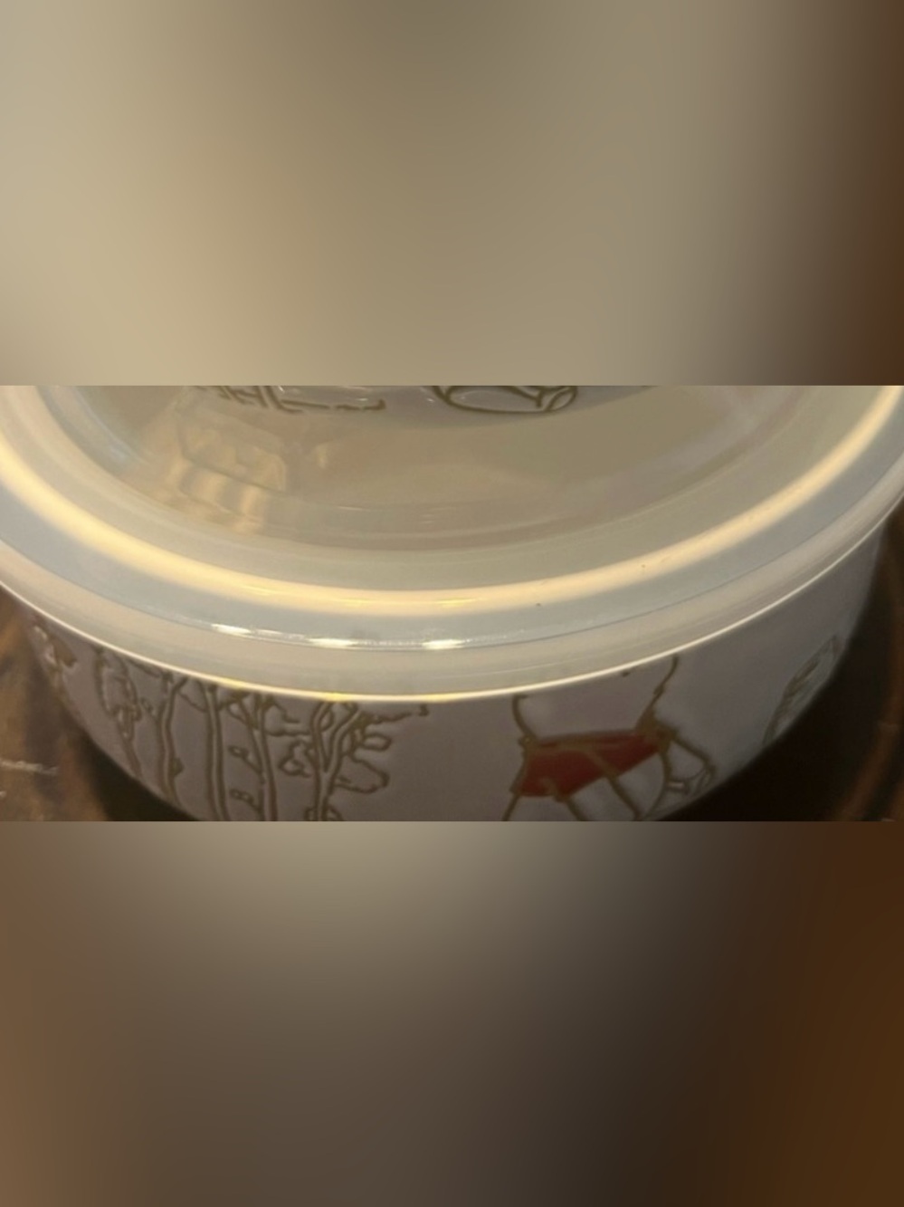 Disney Winnie The Pooh Nesting Bowl with Pressure Release Lid